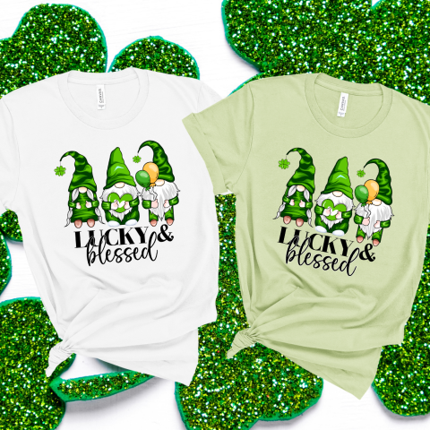 Lucky & Blessed Gnomes T-Shirt